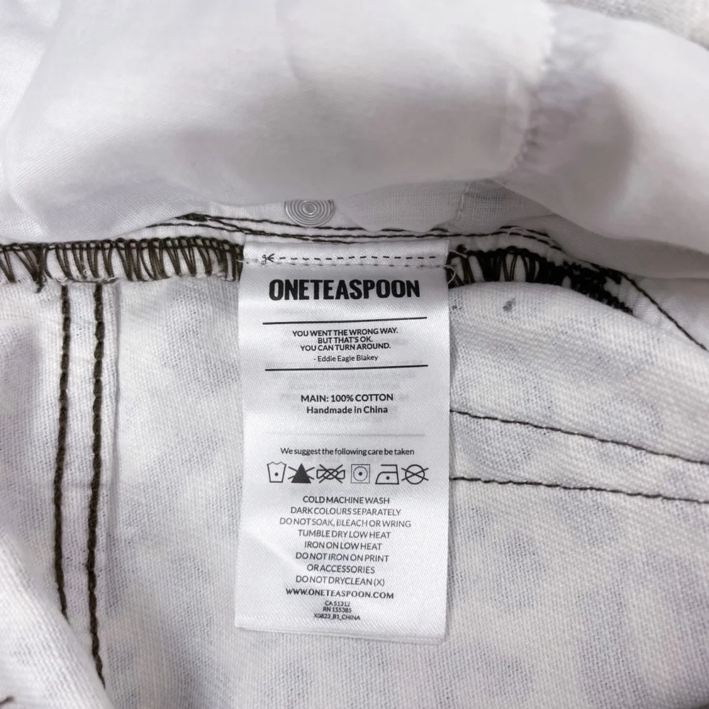 ONETEASPOON | Cut Off Truckers Mid-Waist Long Length Shorts